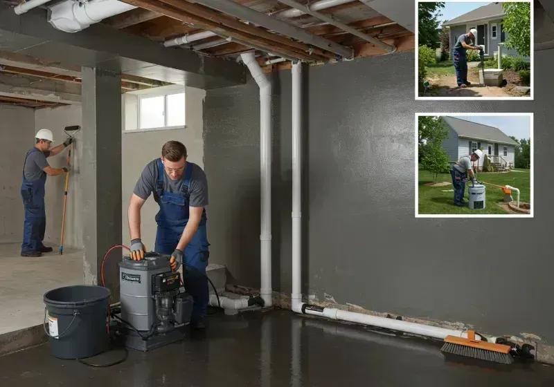 Basement Waterproofing and Flood Prevention process in Lake Bluff, IL